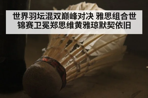 世界羽坛混双巅峰对决 雅思组合世锦赛卫冕郑思维黄雅琼默契依旧